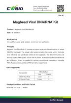 CW3131 Magbead Viral DNA/RNA Extraction Kit Flyer