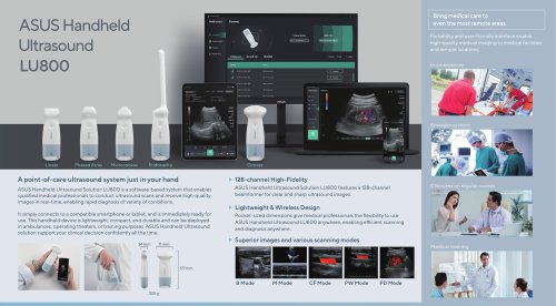 ASUS Handheld Ultrasound LU800