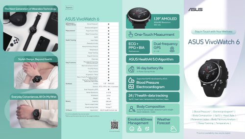 ASUS VivoWatch 6 Health Tracker