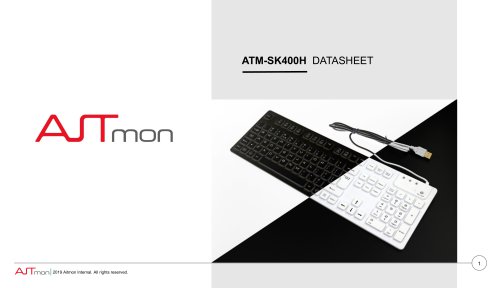 ATM-SK400H Medical Keyboard Datasheet