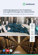 AiroDoctor Luftreinigungssysteme für Produktionsund Lagereinrichtungen von Lebensmitteln - 1