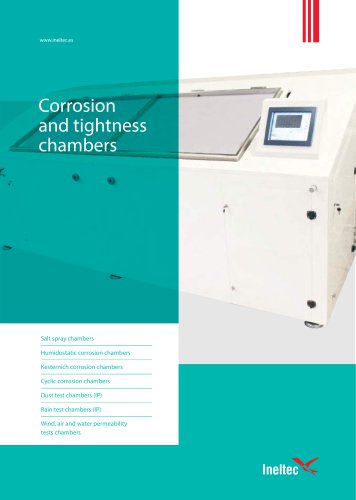 Corrosion and tightness chambers