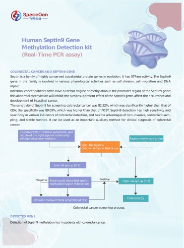 Human Septin9 Gene Methylation Detection kit