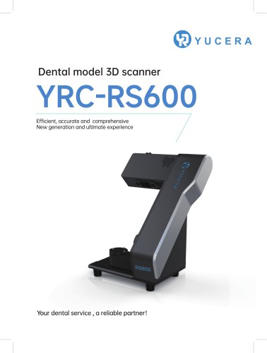 YRC-RS600 Dental Lab Scanner Promotional Brochure
