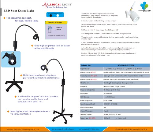 LED examination lamp KS-Q3