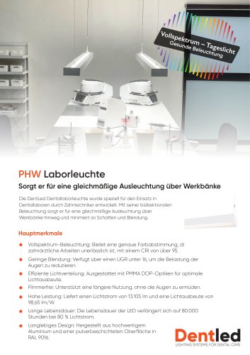 PHW Lab beleuchtung