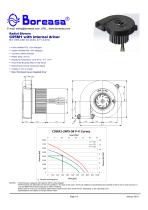 Electronic ventilator centrifugal blower C95M1-04