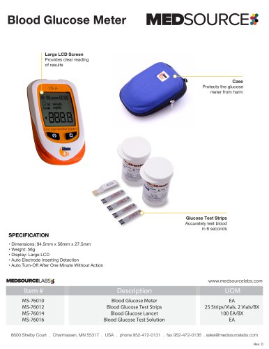 Blood Glucose Meter