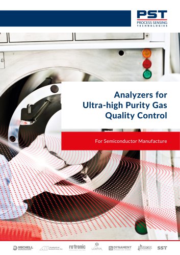 Analyzers for Ultra-high Purity Gas Quality Control