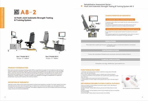 A8-2 Isokinetic Training Equipment