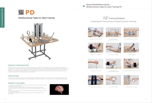 Yeecon PD Hand Training Table