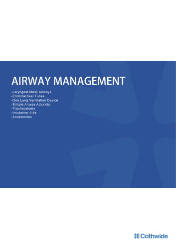 Airway Management/Endotracheal Tubes/Laryngeal Masks