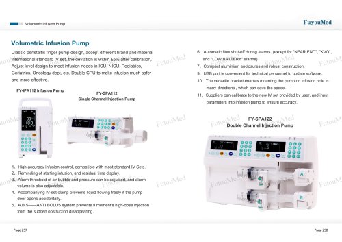 Volumetric Infusion Pump
