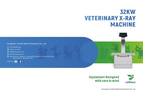 Yueshen 32kw Dr Veterinary X-ray Machine YSF32DRV-B