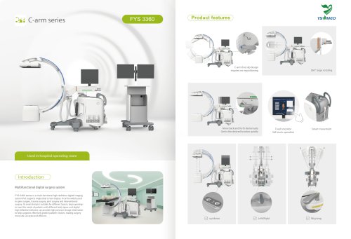 Yueshen Mobile Flat-Panel C-Arm X-Ray Machine FYS3360