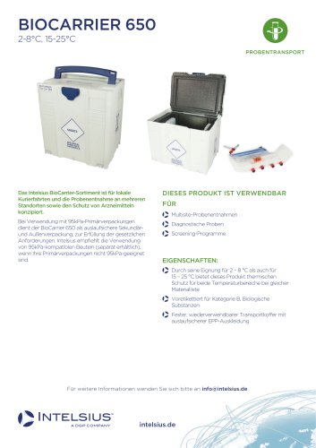 BioCarrier Datenblatt