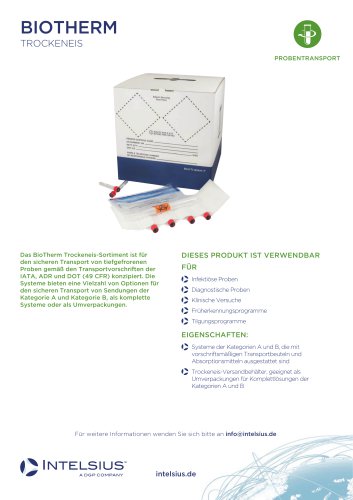 BioTherm Dry Ice Datenblatt