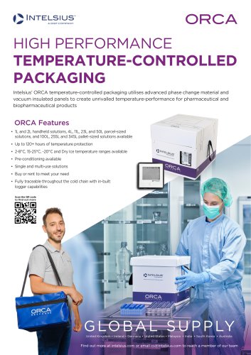 Intelsius ORCA temperature-controlled packaging