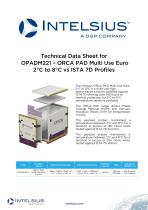 OPADM221 ORCA PAD Multi Use Euro 2 to 8°C TDS
