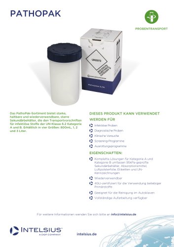 PathoPak Factsheet