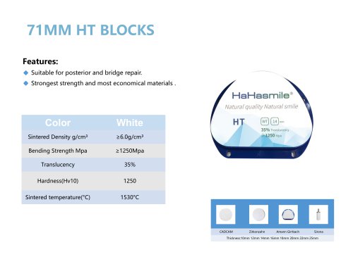 71MM HT BLOCKS