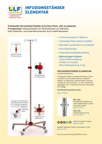 Basis Infusionsständer ELEMENTAR