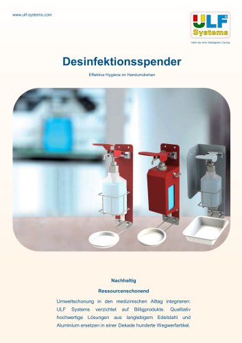 Desinfektionsmittelspender / Desinfektionsspender / Flüssigseifen