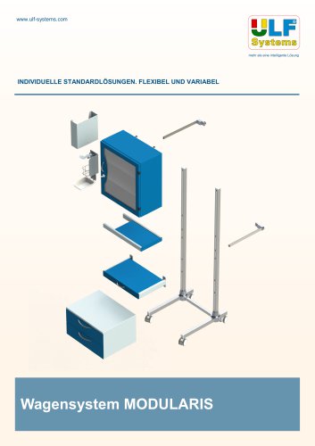 Gerätewagen MODULARIS in modularer Bauweise (individuell konfigurierbar)