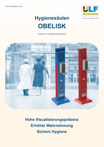 Informations- und Hygienesäulen OBELISK