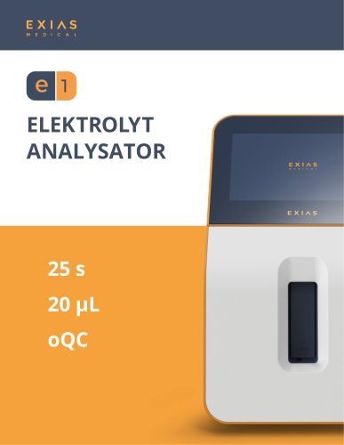 EXIAS e|1 Analyzer_DE