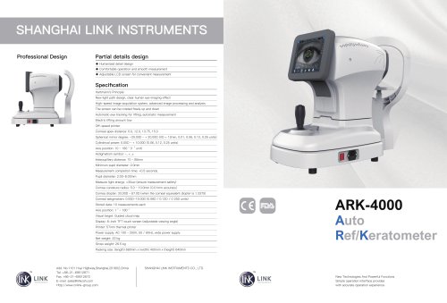 Auto Refractometer ARK-4000