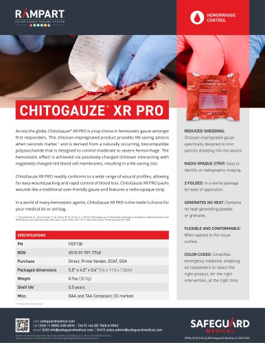 CHITOGAUZE ® XR PRO