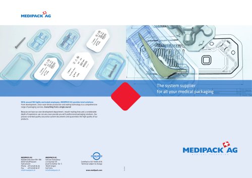 The system supplier for all your medical packaging