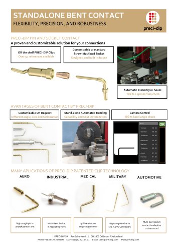 STANDALONE BENT CONTACT