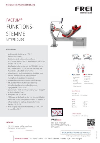 FACTUM® FUNKTIONS- STEMME