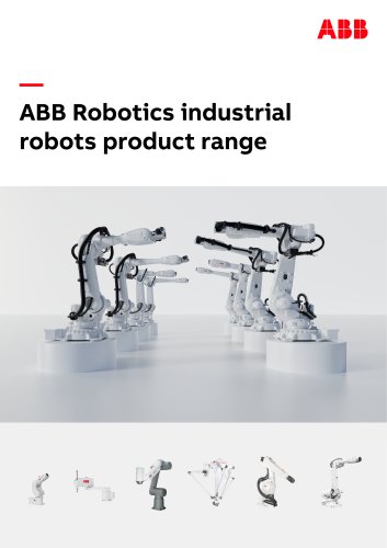 ABB Robotics industrial robots product range