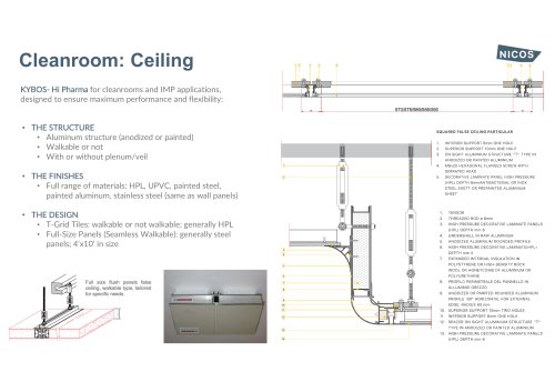 Cleanroom Ceiling Options
