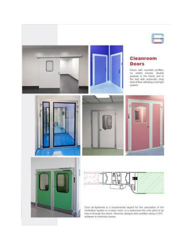 Cleanroom doors