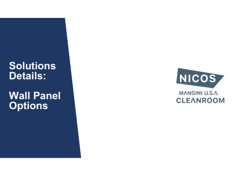Cleanroom Wall Panel Options