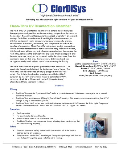 FLASH-Thru Chamber