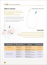 DIALL Peripherally Inserted Central Catheter  Medical Midline Catheter 1.9Fr-25cm,1.9Fr-30cm 