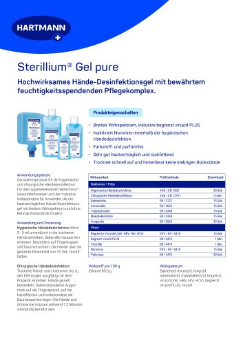 Sterillium® Gel pure