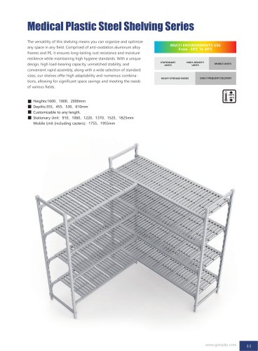 Plastic Steel Shelving System