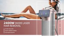 Android AI intelligent hair removal diode hair removal machine with Skin Hair Analysis System