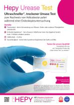 Hepy Urease Test - Ultraschneller, trockener Urease Test zum Nachweis von Helicobacter pylori während einer Endoskopieuntersuchung - 1