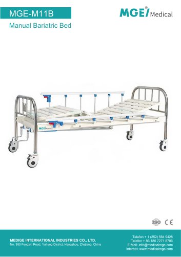 Manual Bariatric Bed MGE-M11B