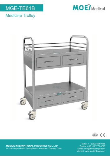 Medicine Trolley MGE-TE61B