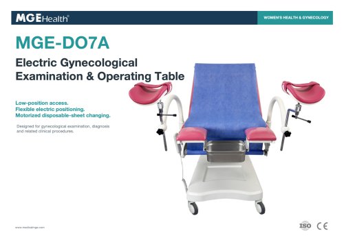 MGE-DO7A Electric Gynecological  Examination & Operating Table
