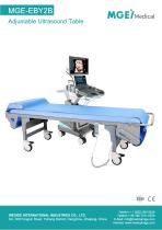 MGE-EBY2B Adjustable Ultrasound Table Brochure - CE & ISO Certified