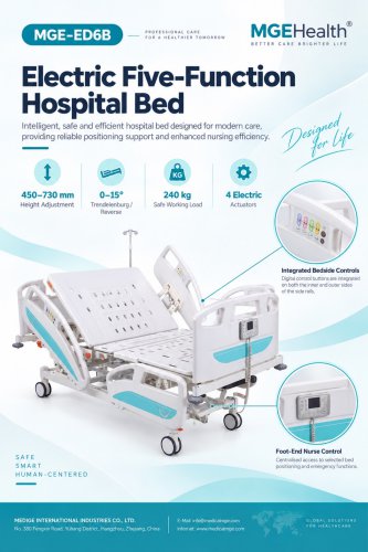 MGE-ED6B Electric Five-Function Hospital Bed